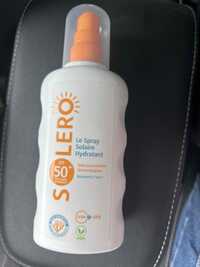 SOLERO - Le spray solaire hydratant SPF 50+