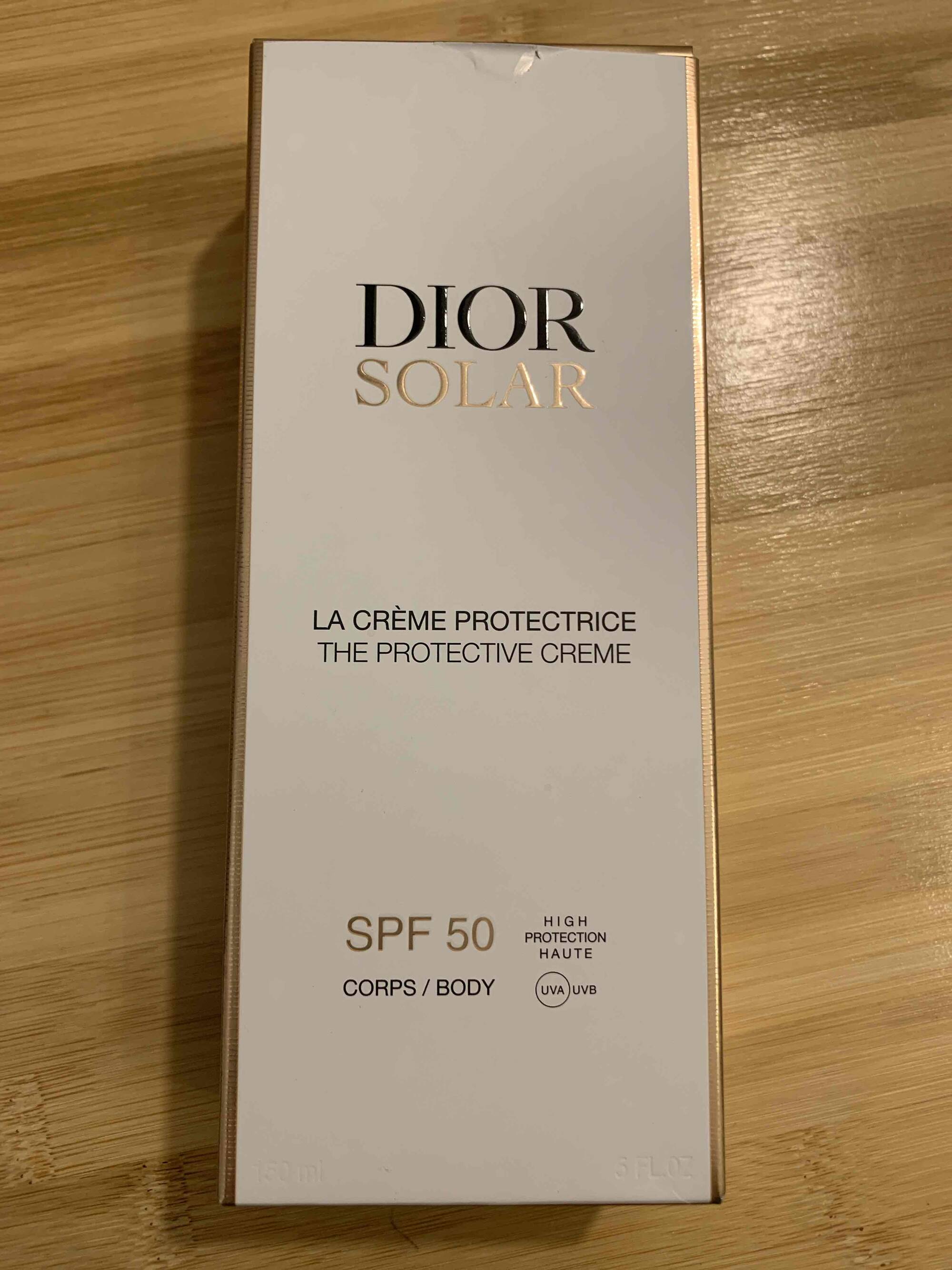 DIOR - Dior solar - Crème protectrice SPF 50