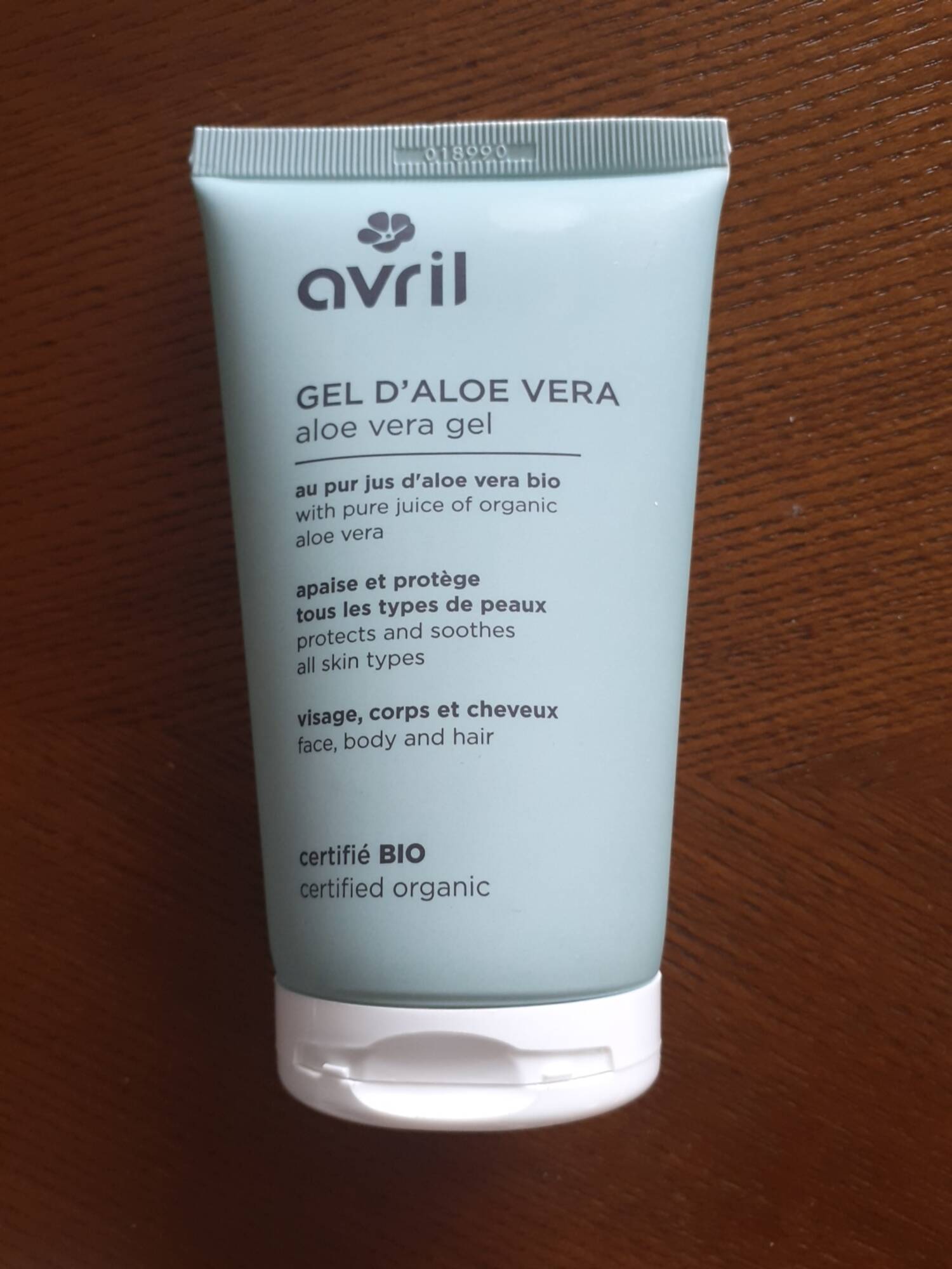 AVRIL - Gel d'aloe vera bio