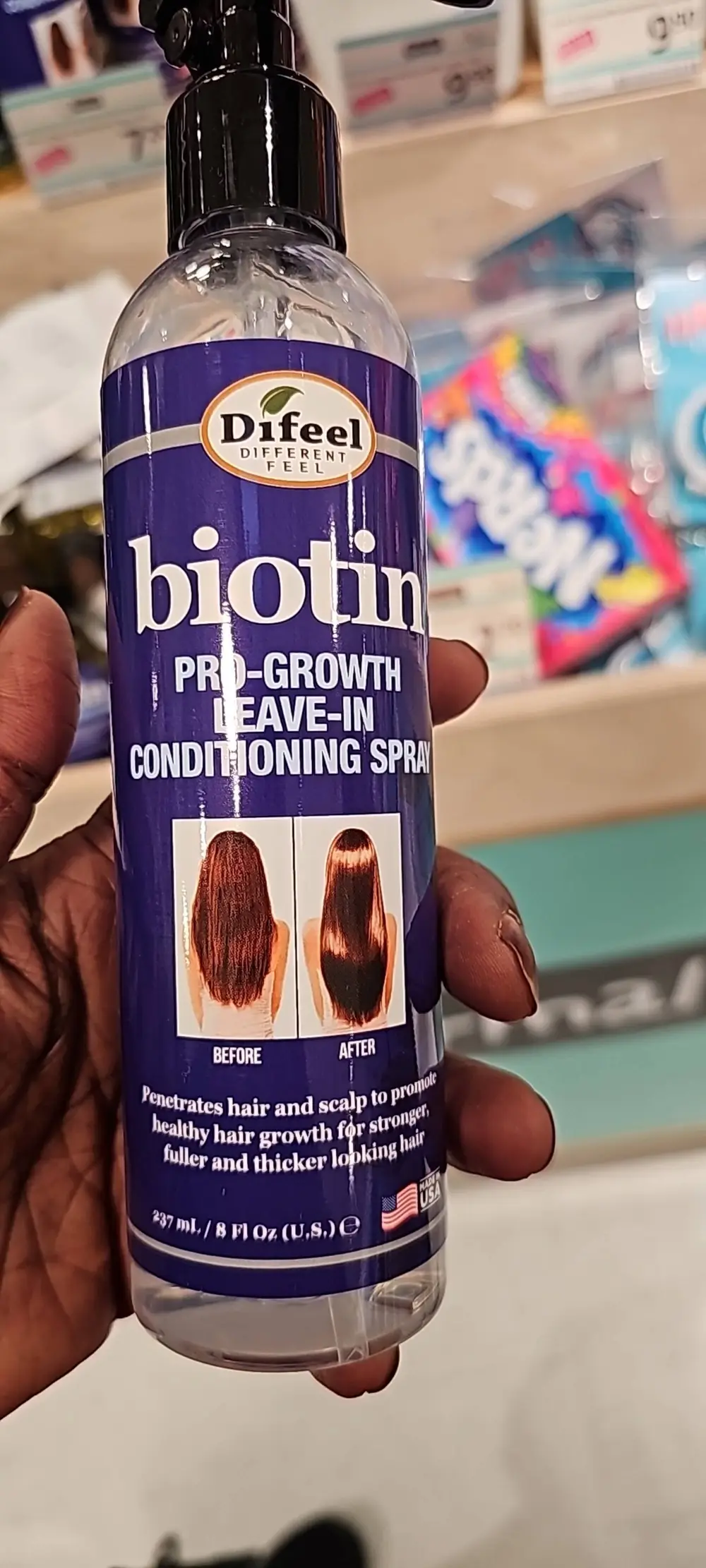 DIFEEL - Biotin - Pro-growth leave-in conditionning spray