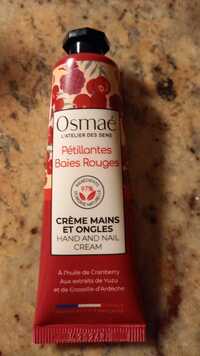 OSMAE - Pétillantes baies rouges - Crème mains et ongles