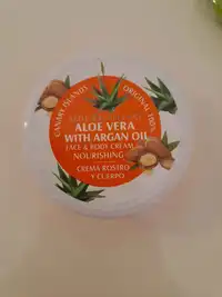 CANARY ISLANDS - Aloe vera with argan oil - Face & body cream