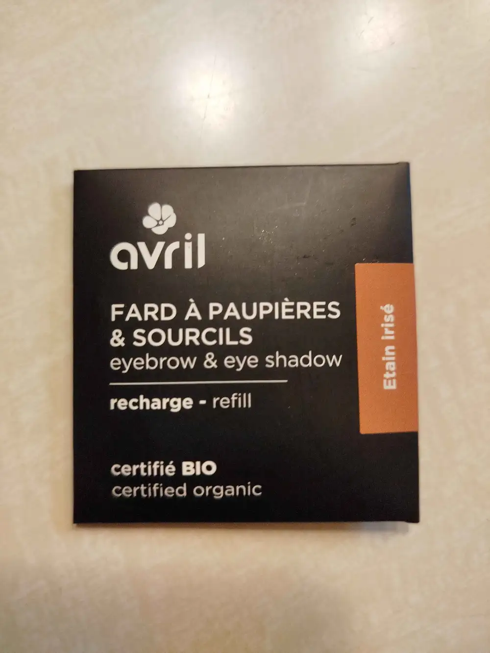 AVRIL - Fard à paupières et sourcils etain irisé