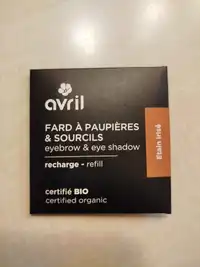 AVRIL - Fard à paupières et sourcils etain irisé