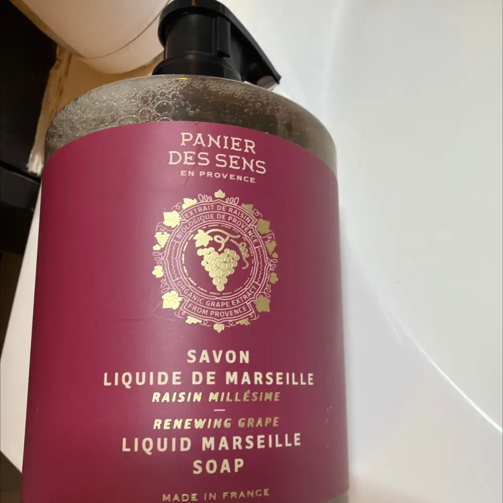 PANIER DES SENS - Savon liquide de Marseille raisin millésime