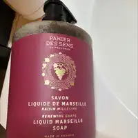 PANIER DES SENS - Savon liquide de Marseille raisin millésime