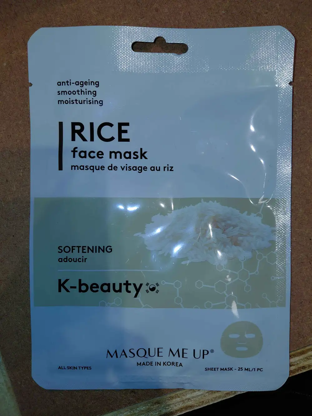 K-BEAUTY - Masque de visage au riz