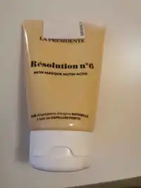 MADAME LA PRÉSIDENTE - Résolution n° 6 - Mon masque nutri-actif