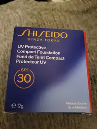SHISEIDO - Fond de teint compact protecteur UV SPF 30