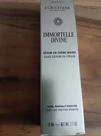 L'OCCITANE - Immortelle divine - Sérum en crème mains