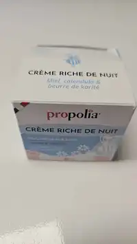 PROPOLIA - Créme riche de nuit