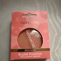 MAX & MORE - Blush powder peach poppy