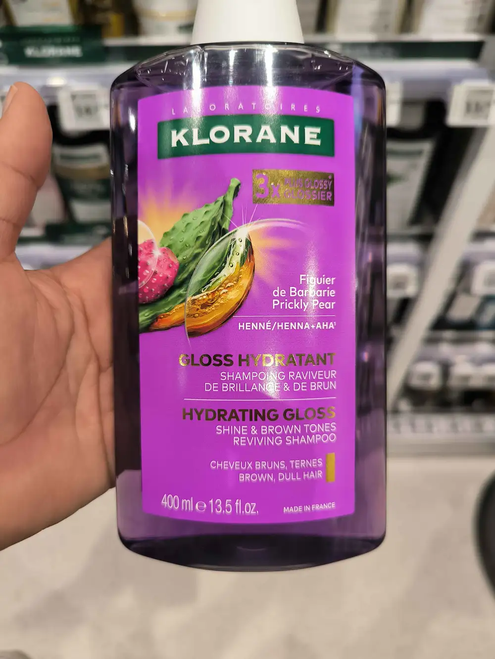 KLORANE - Gloss hydratant - Shampooing raviveur de brillance et de brun