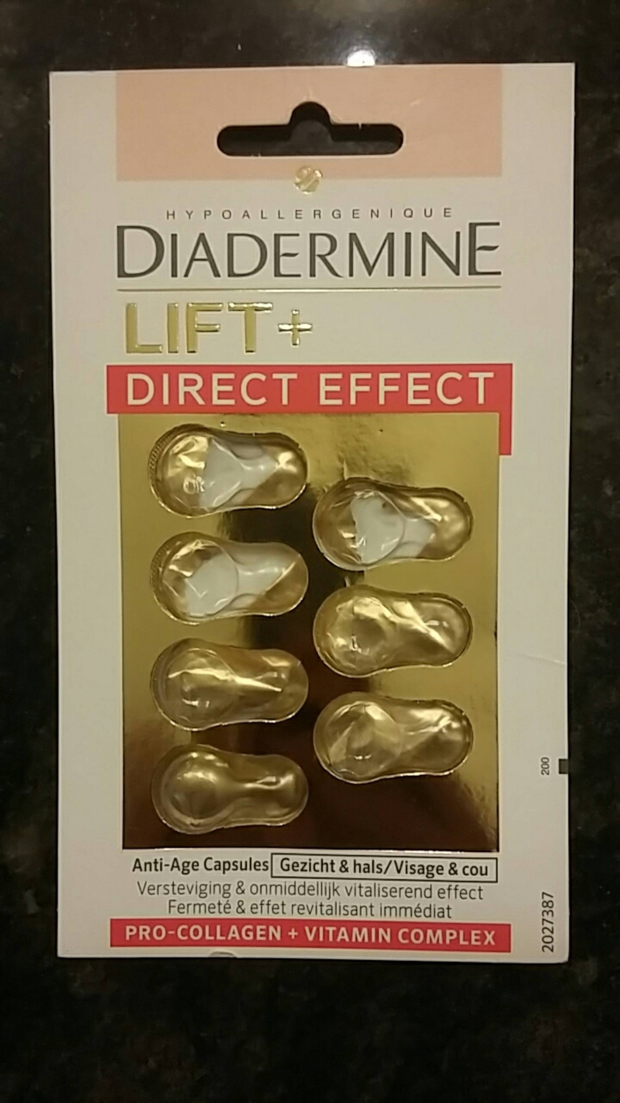 DIADERMINE - Lift+ direct effect - Anti-âge capsules