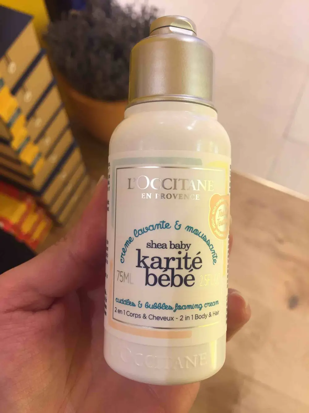 L'OCCITANE EN PROVENCE - Karité bébé - Crème lavante & moussante 2 en 1