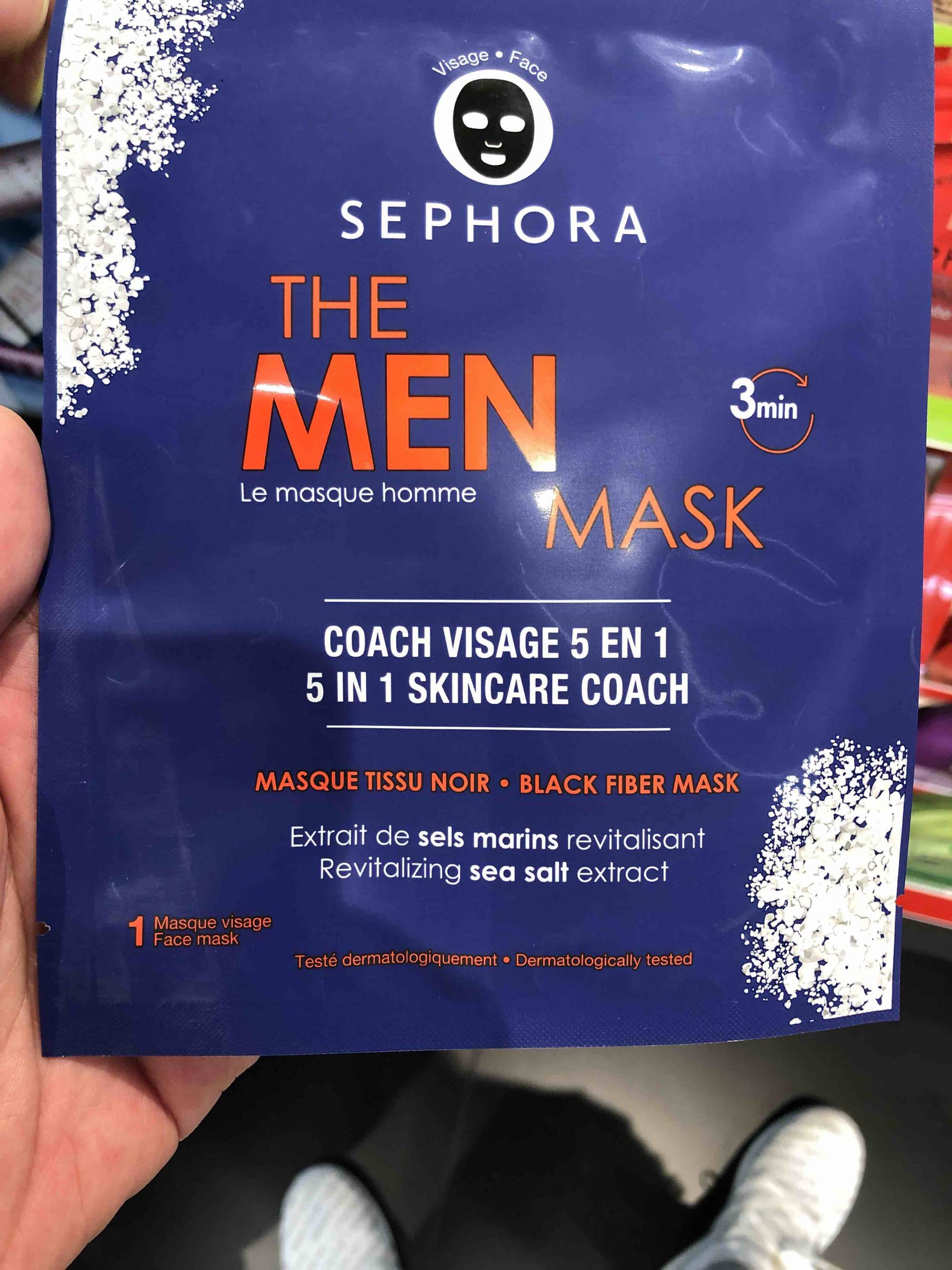 SEPHORA - Le masque homme - Coach visage 5 en 1