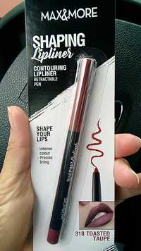 MAX & MORE - Shaping - Contouring lipliner 318 taupe