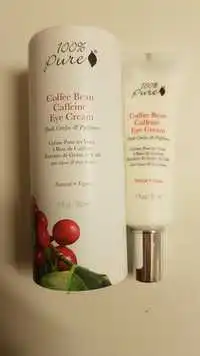 100 PERCENT PURE - Crème pour les yeux à base de caféine