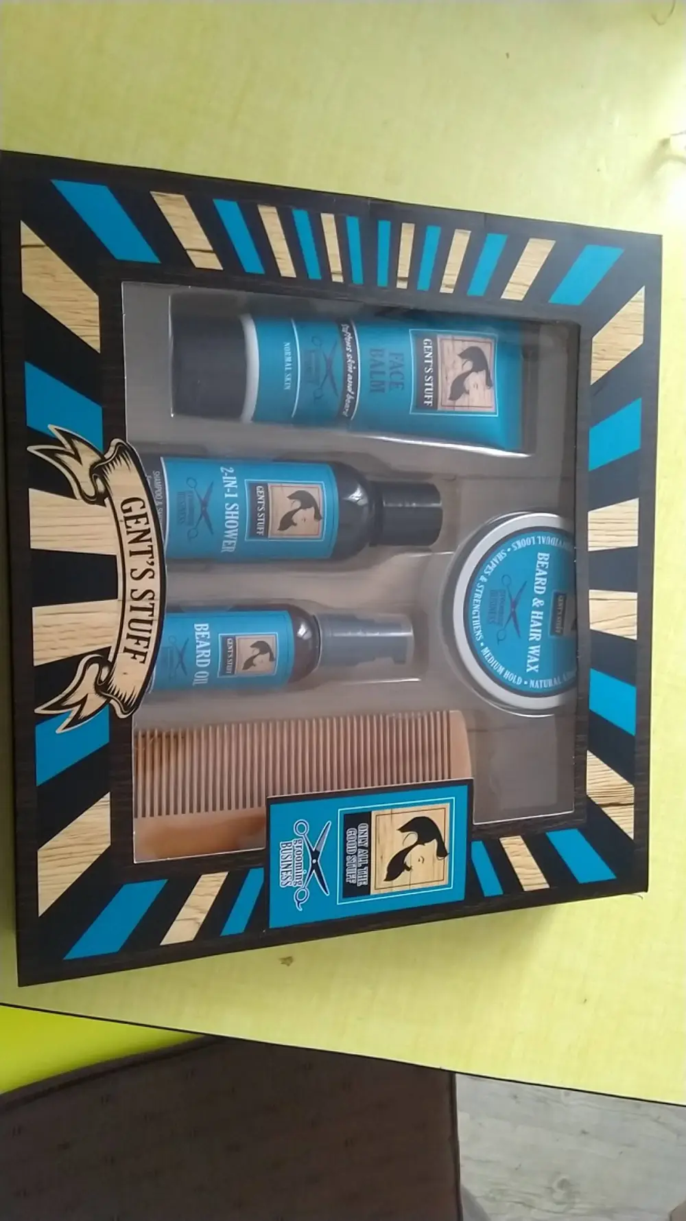 GENT'S STUFF - Bartpflege Set Professional mit Kokosnuss