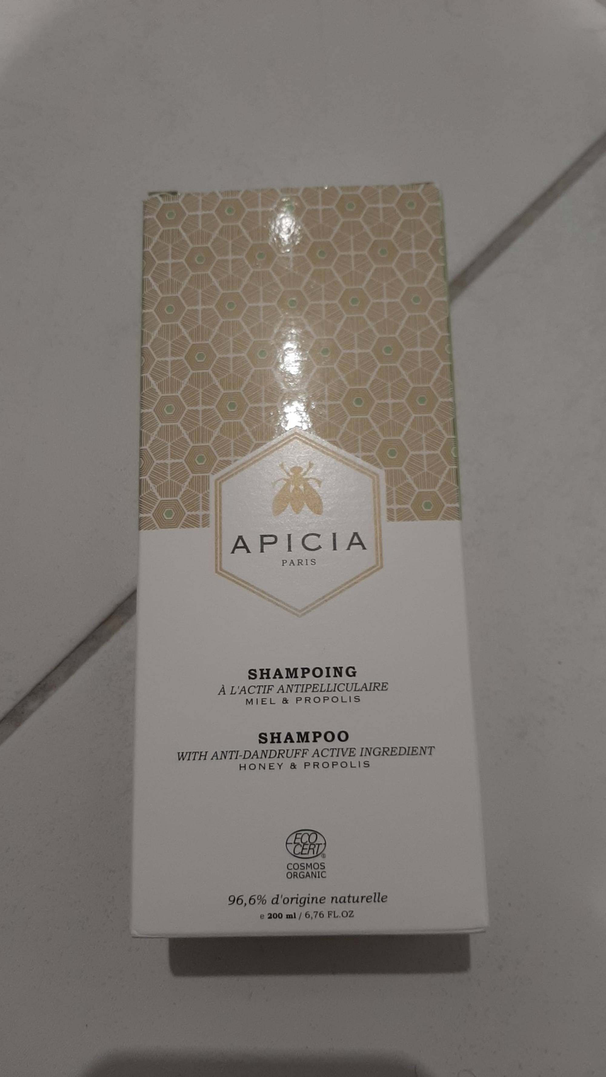 APICIA - Shampoing à l'actif antipelliculaire - Miel & propolis