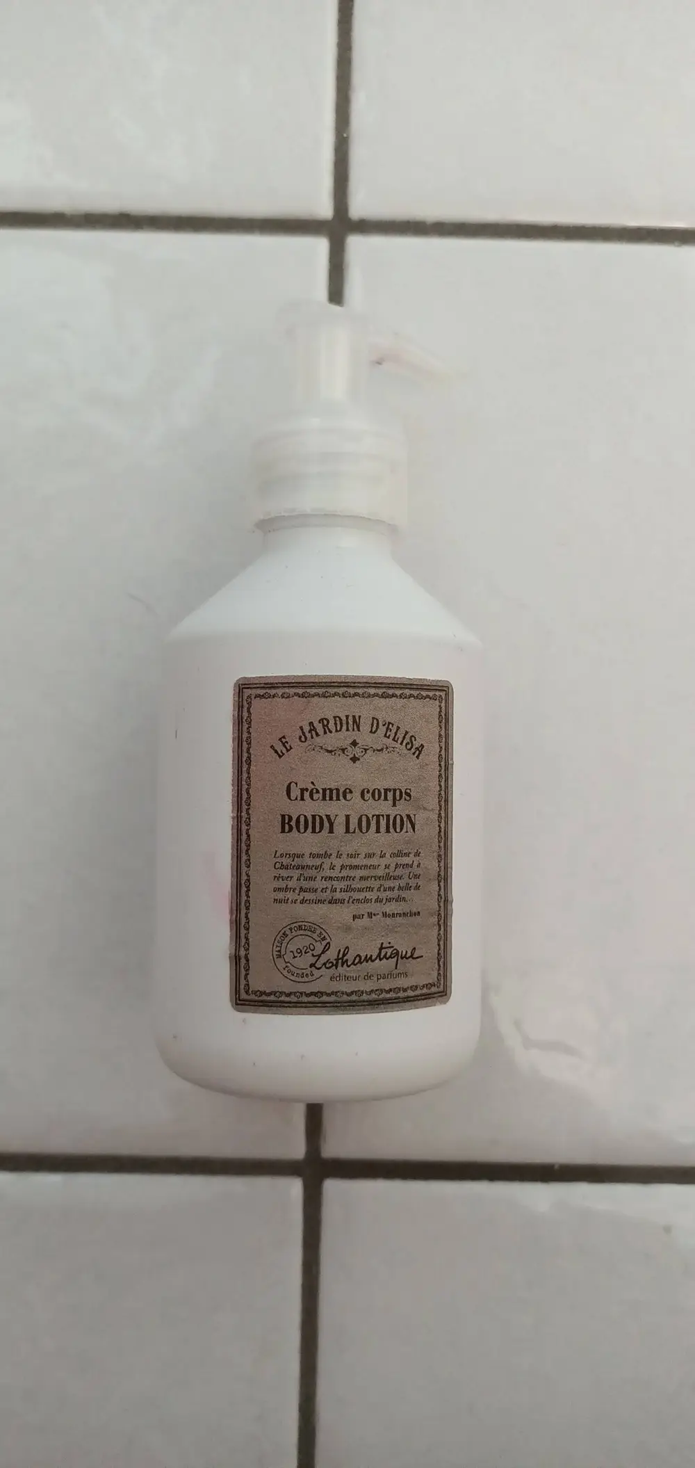 LOTHANTIQUE - Le jardin d'Elisa - Crème corps
