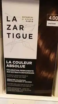 LAZARTIGUE - La couleur absolue - Coloration permanente 4.00 châtain