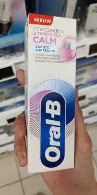 ORAL-B - Gevoeligheid & Tandvlees - Calm zachte whitening