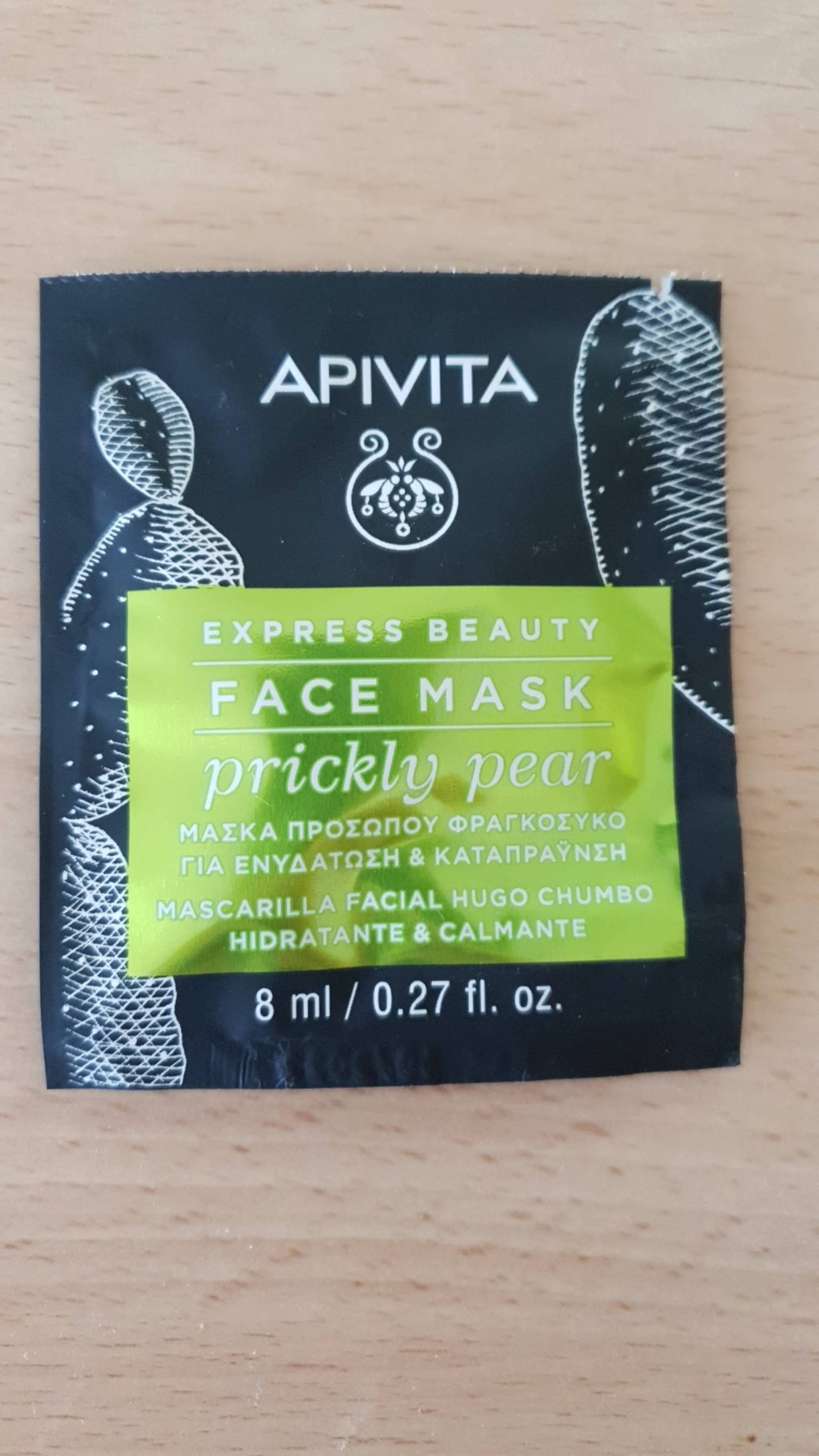 APIVITA - Express beauty - Face mask prickly pear