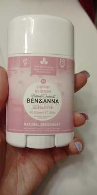 BEN & ANNA - Cherry blossom - Sensitive natural deodorant stick