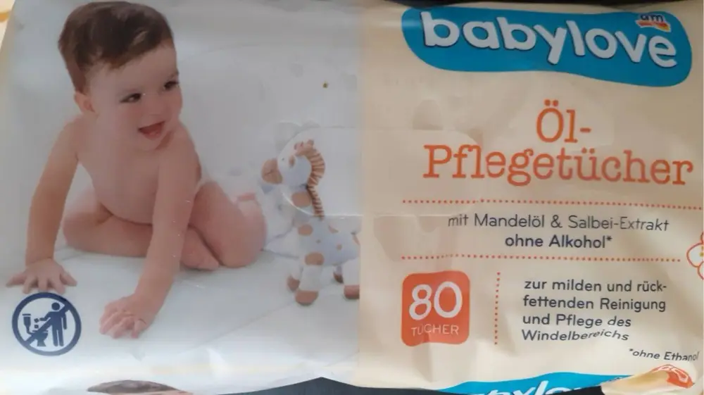 BABYLOVE - Öl-pflegetücher ohne alkohol