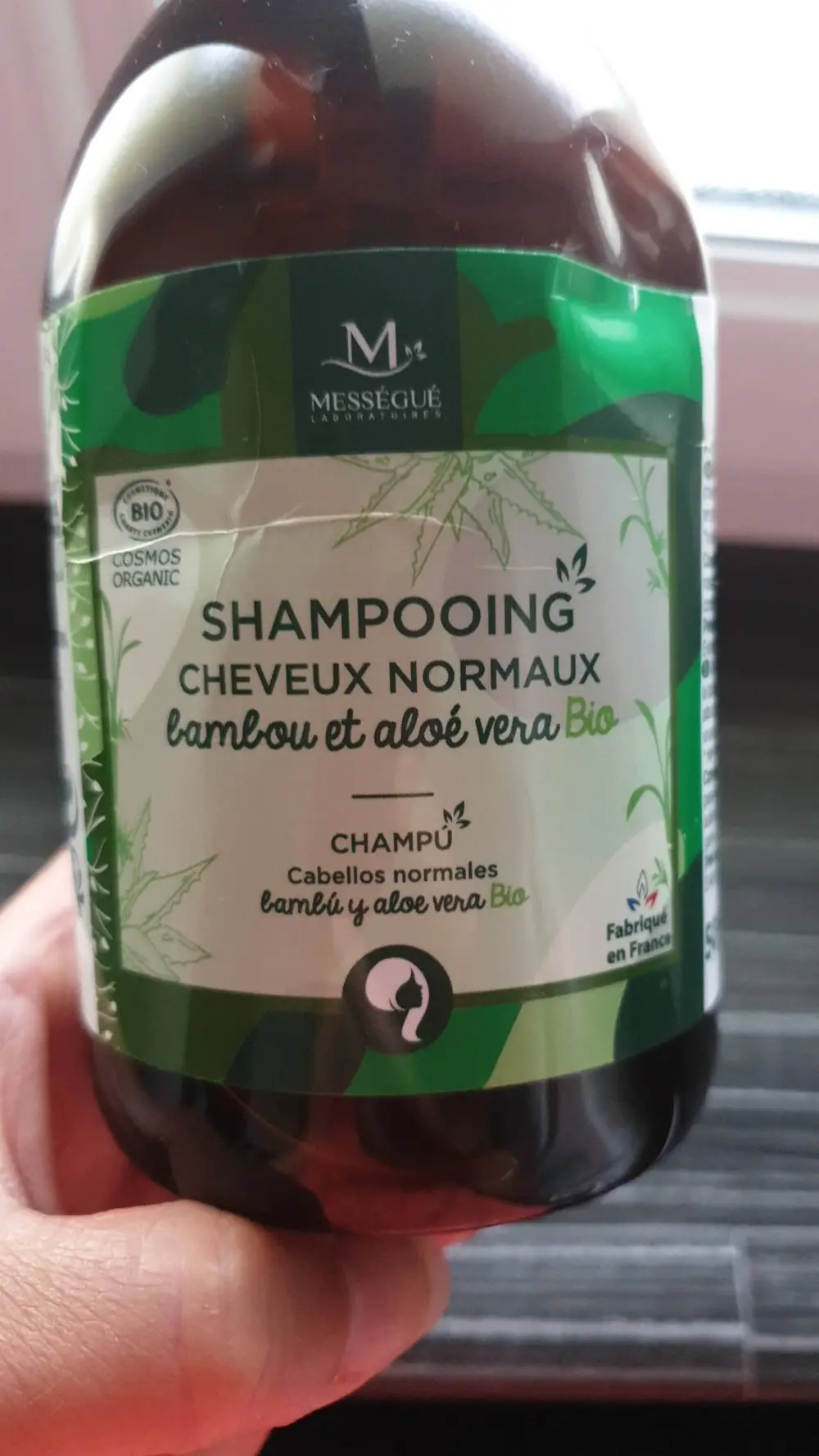 MESSÉGUÉ - Shampooing cheveux normaux bambou et aloé vera Bio