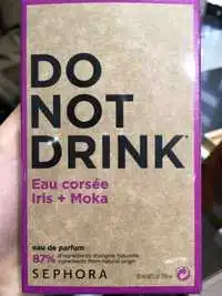 SEPHORA - Eau corsée iris + moka - Eau de parfum
