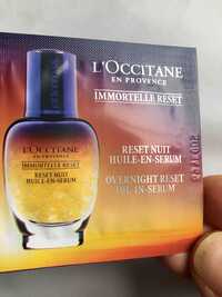 L'OCCITANE - Immortelle - Reset nuit huile-en-sérum