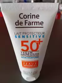 CORINE DE FARME - Peaux sensibles - Lait protecteur sensitive SPF50+