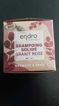 ENDRO - Shampooing solide granit rose