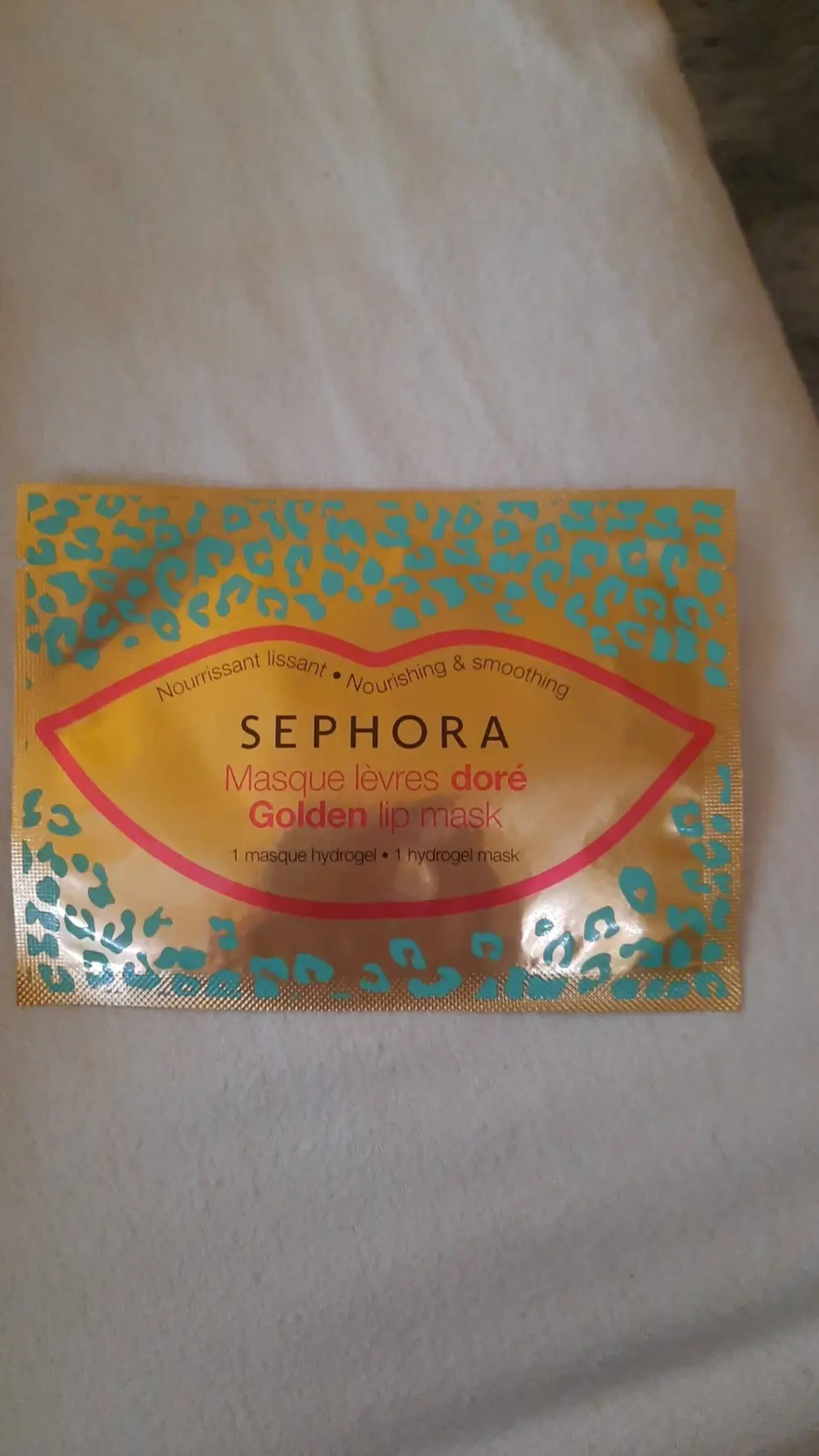 SEPHORA - Masque lèvres doré