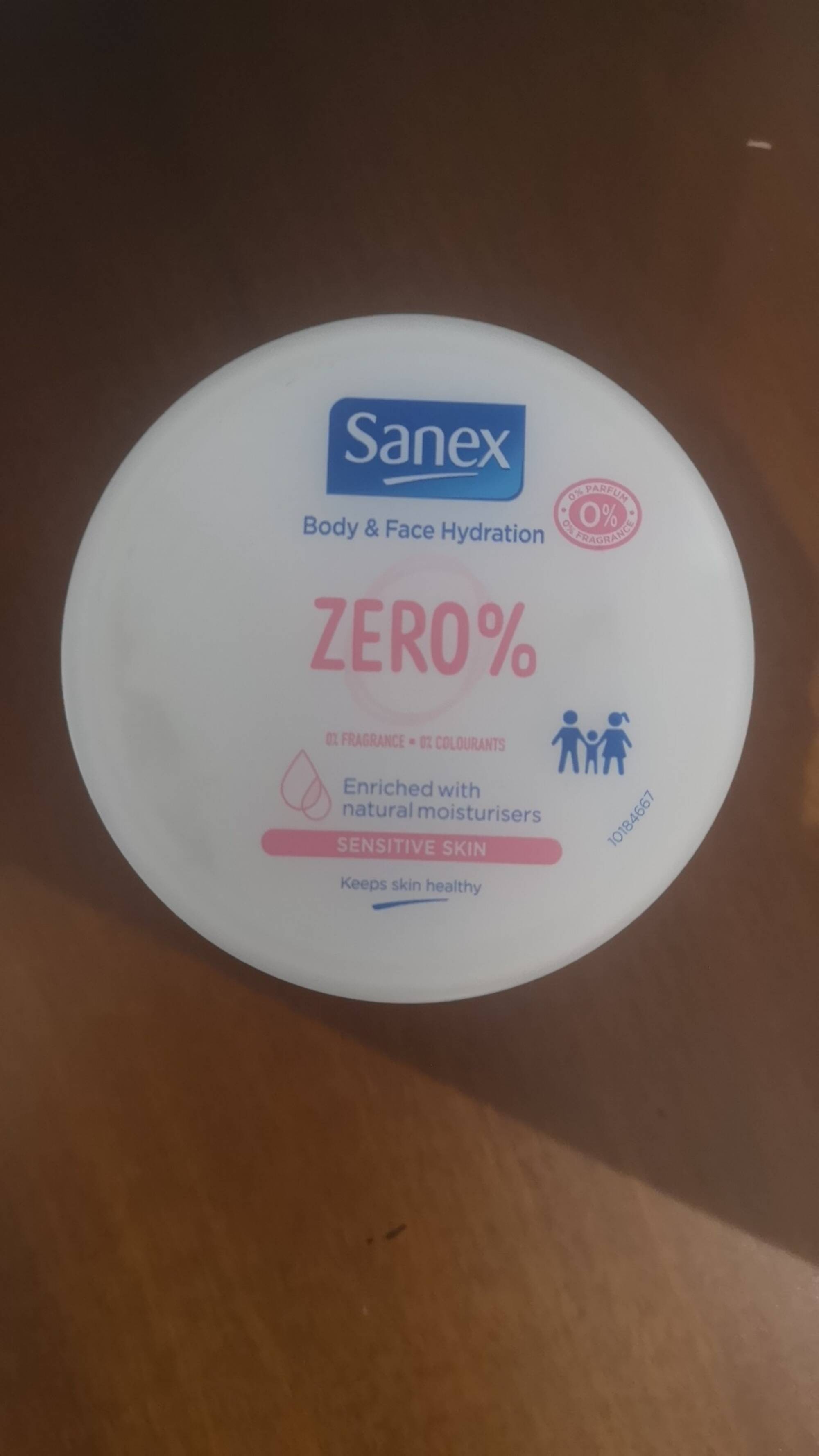 SANEX - Zero % - Body & face hydration