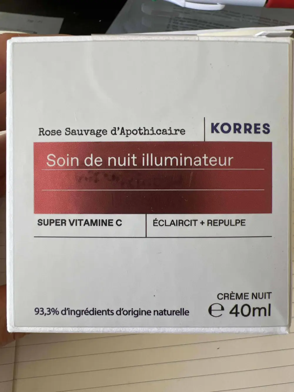 KORRES - Soin de nuit illuminateur - Crème nuit