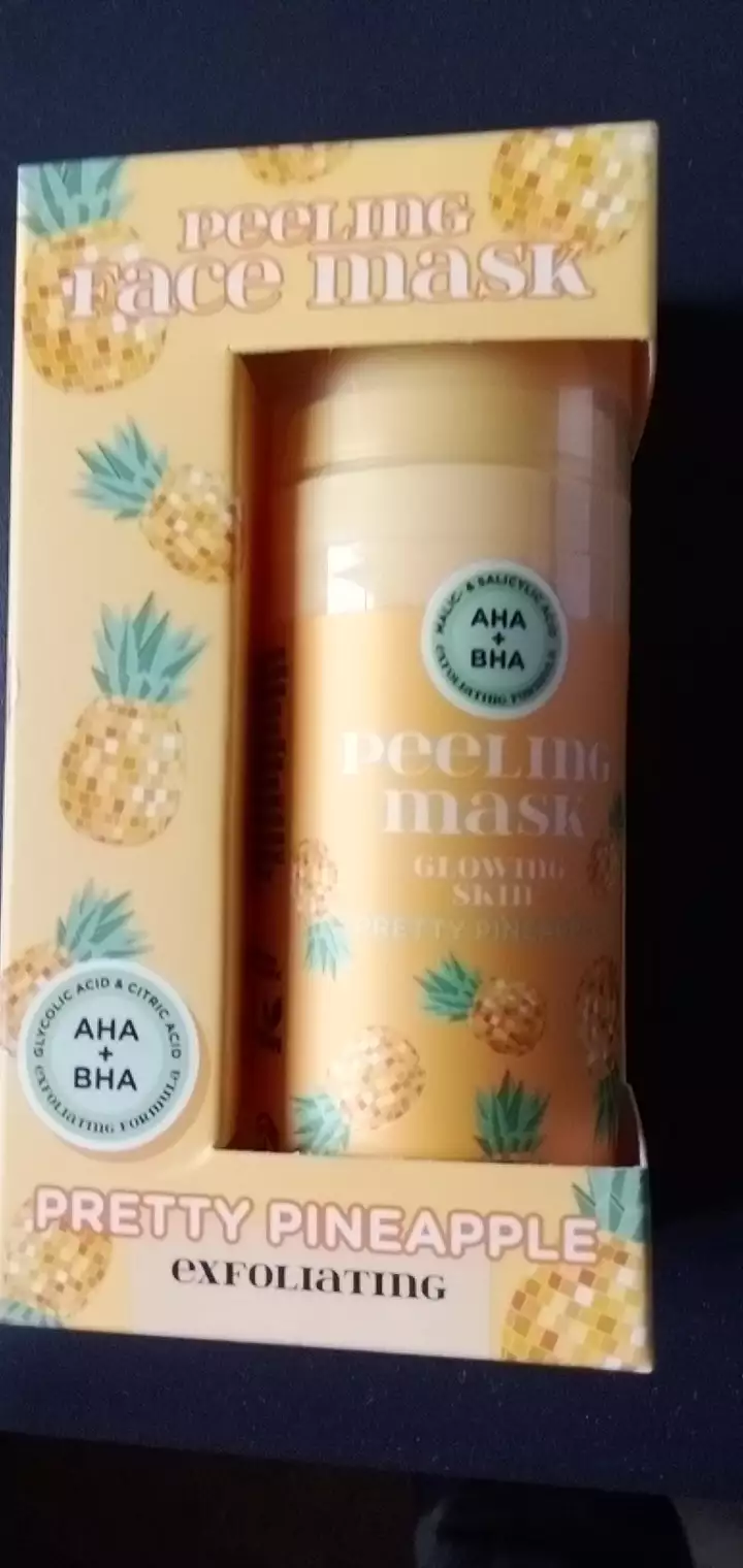 PRETTY PINEAPPLE - Peeling face mask exfoliating AHA + BHA