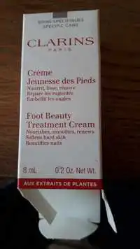 CLARINS - Crème jeunesse des pieds