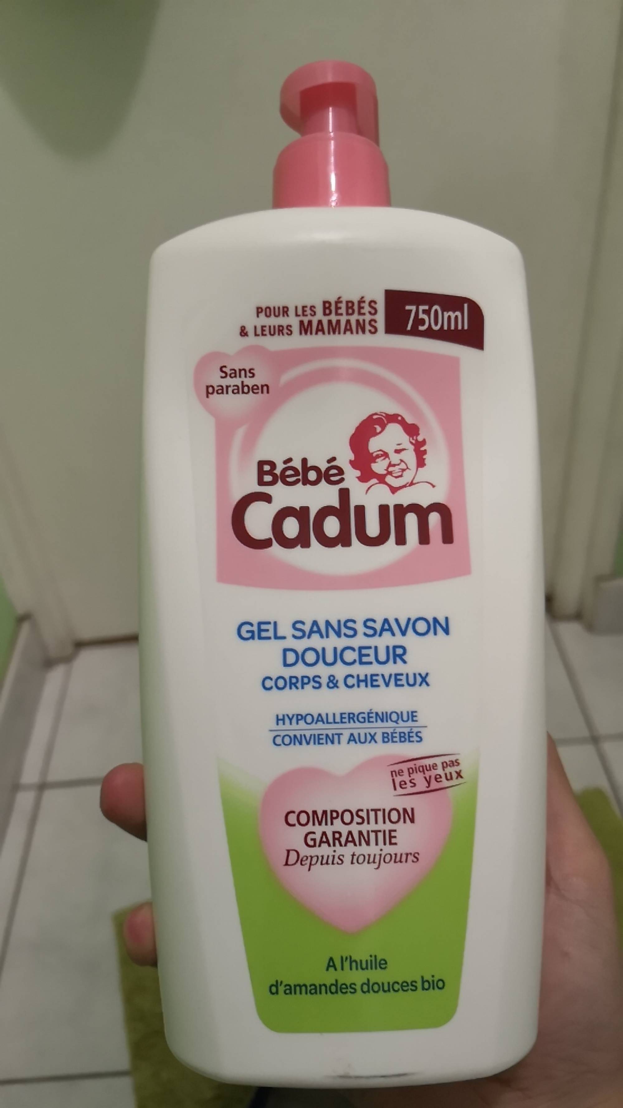 CADUM - Bébé - Gel sans savon douceur corps & cheveux