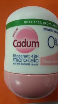 CADUM - Douceur de rose - Déodorant 48h micro-talc