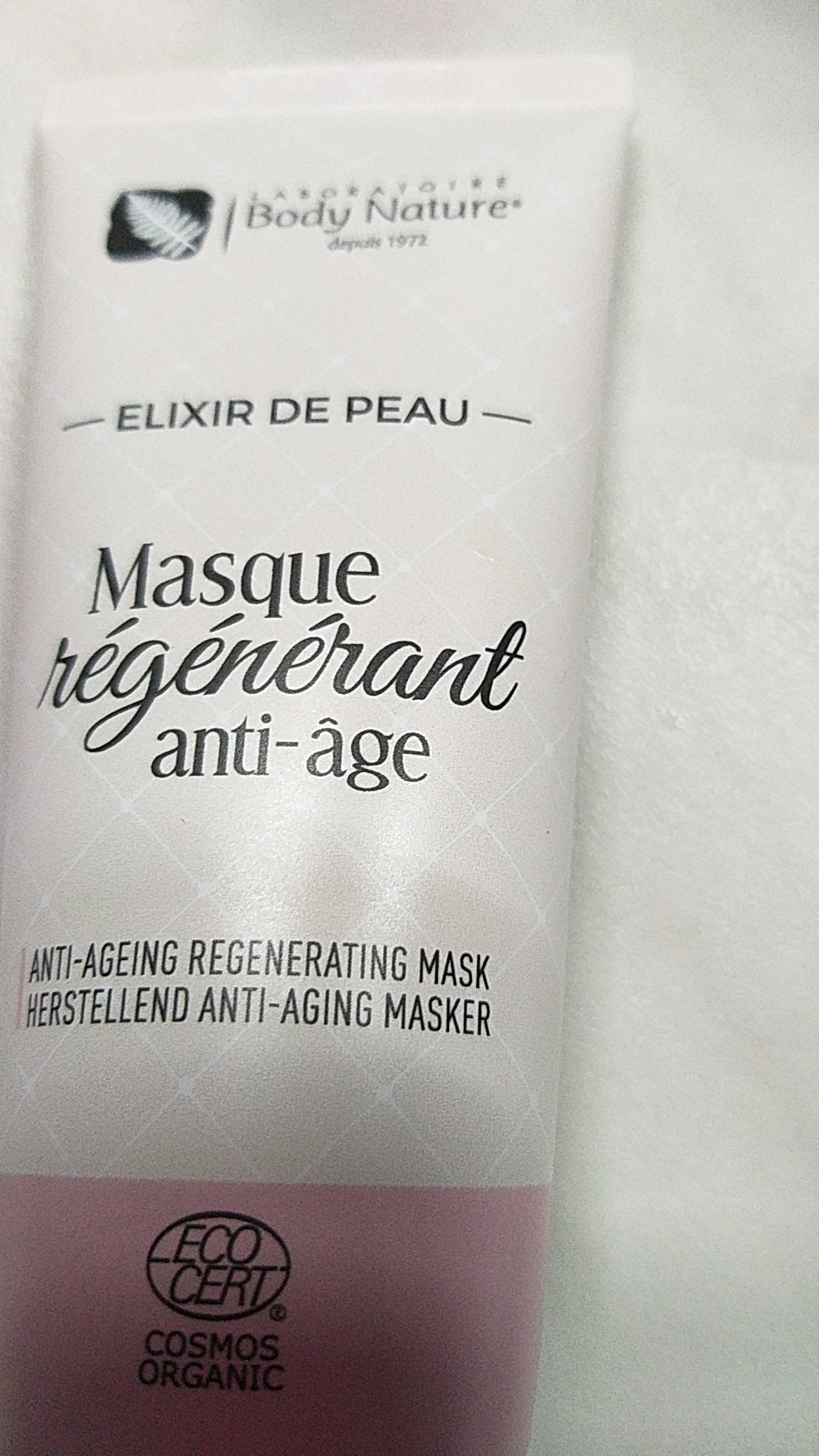 BODY NATURE - Elixir de peau - Masque régénérant anti-âge