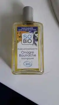 SO'BIO - Onagre bourrache - Huile embellissante