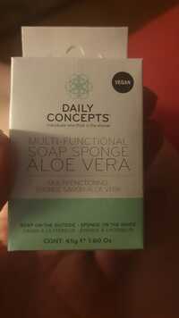 DAILY CONCEPTS - Multifonctionnel éponge savon aloe vera