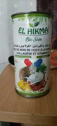 EL HIKMA - Bio soin - Huile de noix de coco à la kératine