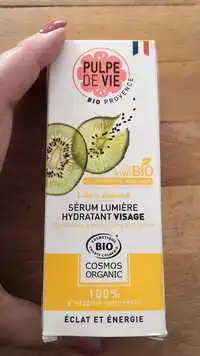 PULPE DE VIE - Éclat et énergie - Sérum lumière hydratant visage au kiwi bio