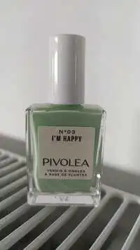 PIVOLEA - N° 03 i'm happy - Vernis à ongles à base de plantes