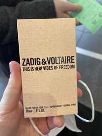 ZADIG ET VOLTAIRE - This is her! Vibes of freedom - Eau de parfum pour elle