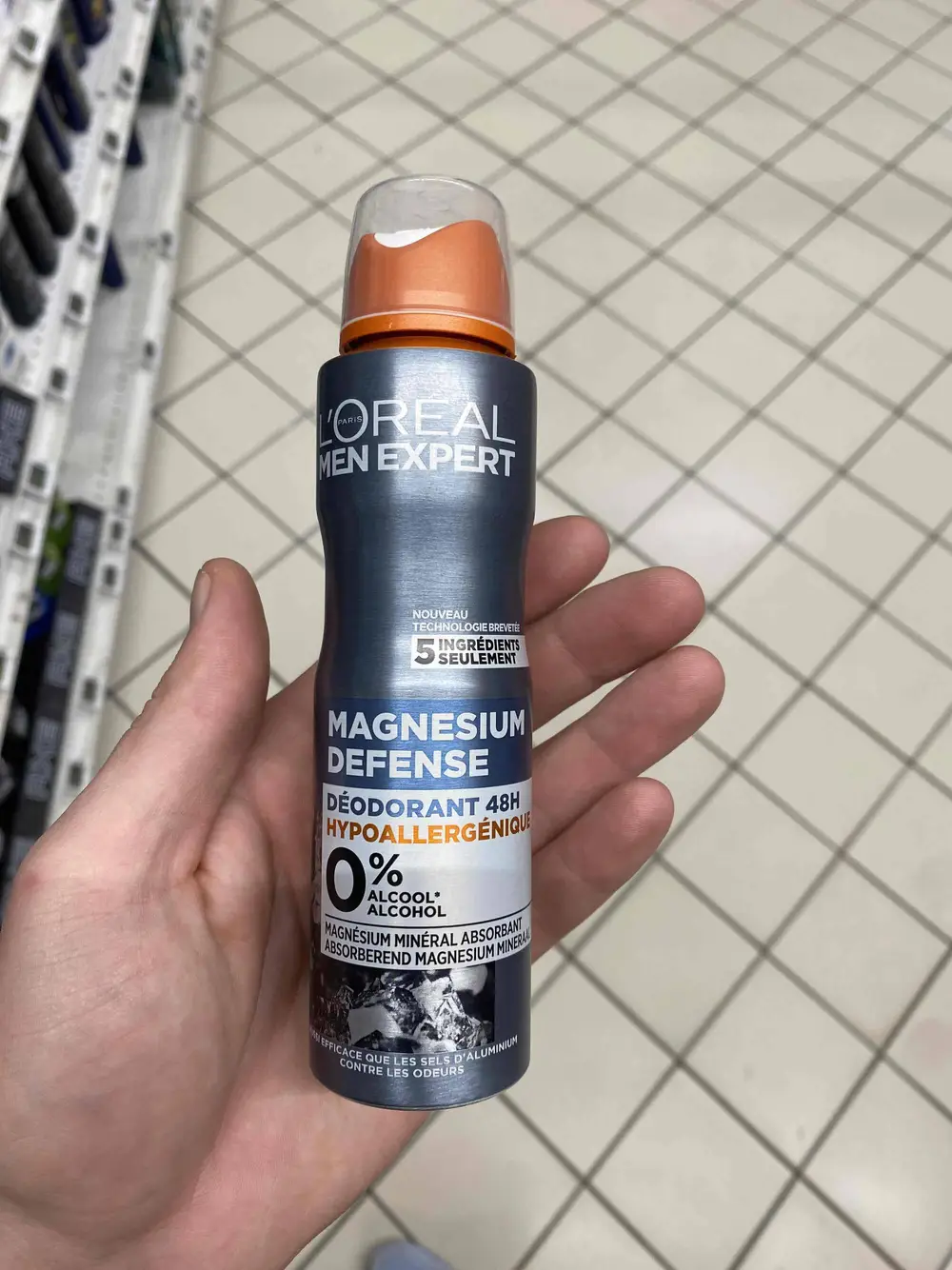 L'ORÉAL PARIS - Men expert Magnésium défense - Déodorant 48h